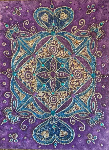 Rangoli - purple IMG_6862